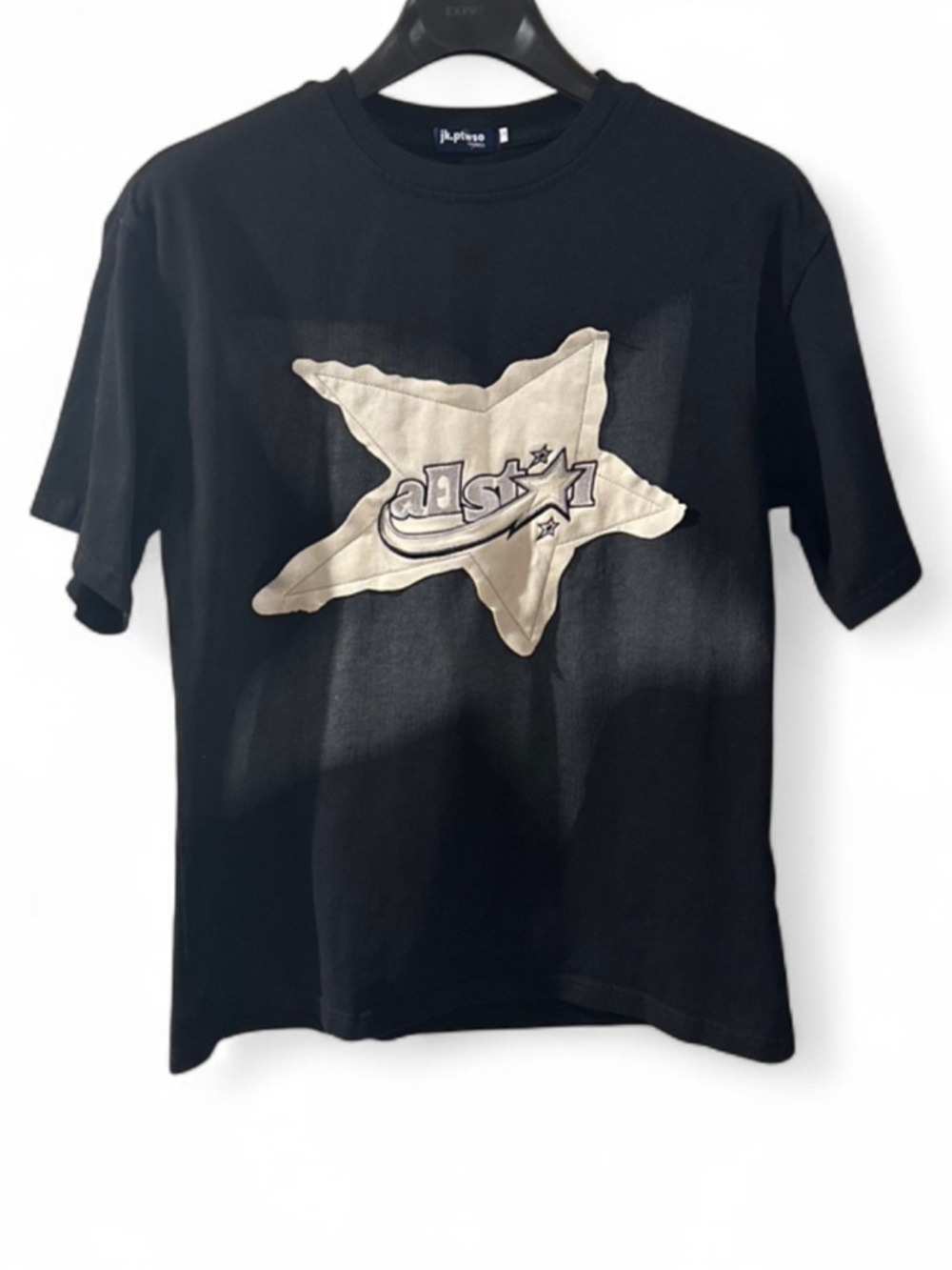 Y2K All Star One Patch Design Boxy T-shirt Size Small
